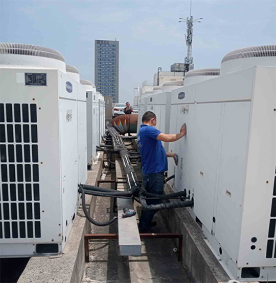 平江中央空调制热和不制冷系统维修方法